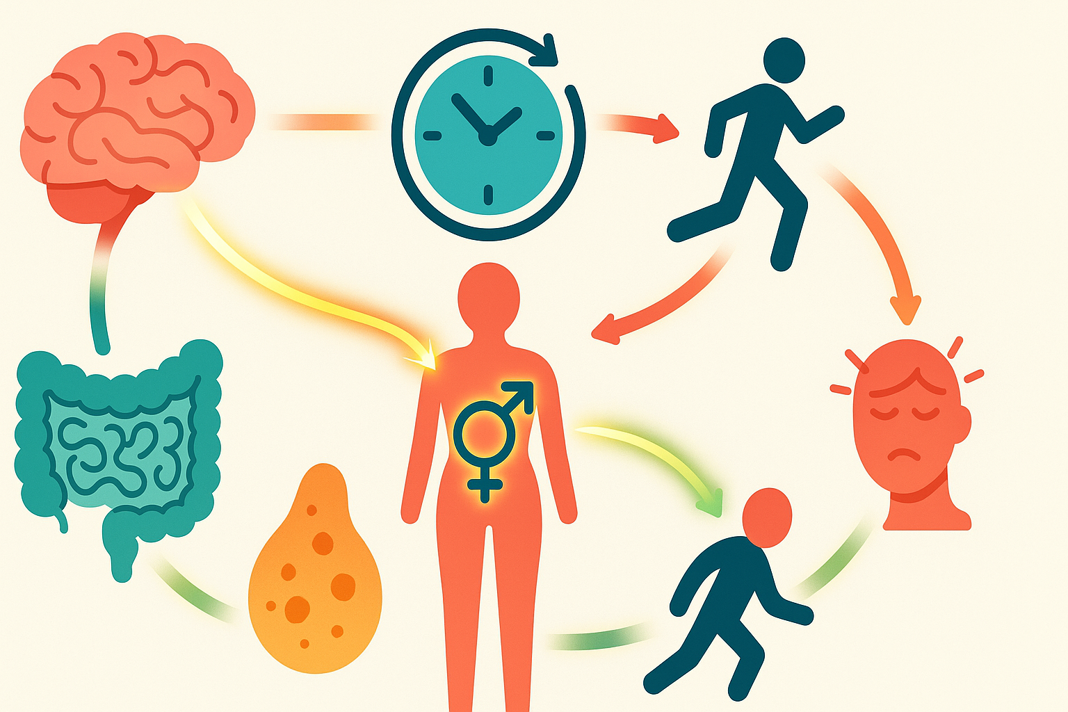Diverse group of confident middle-aged women at a wellness event, representing empowerment in discussions about sex and hormones